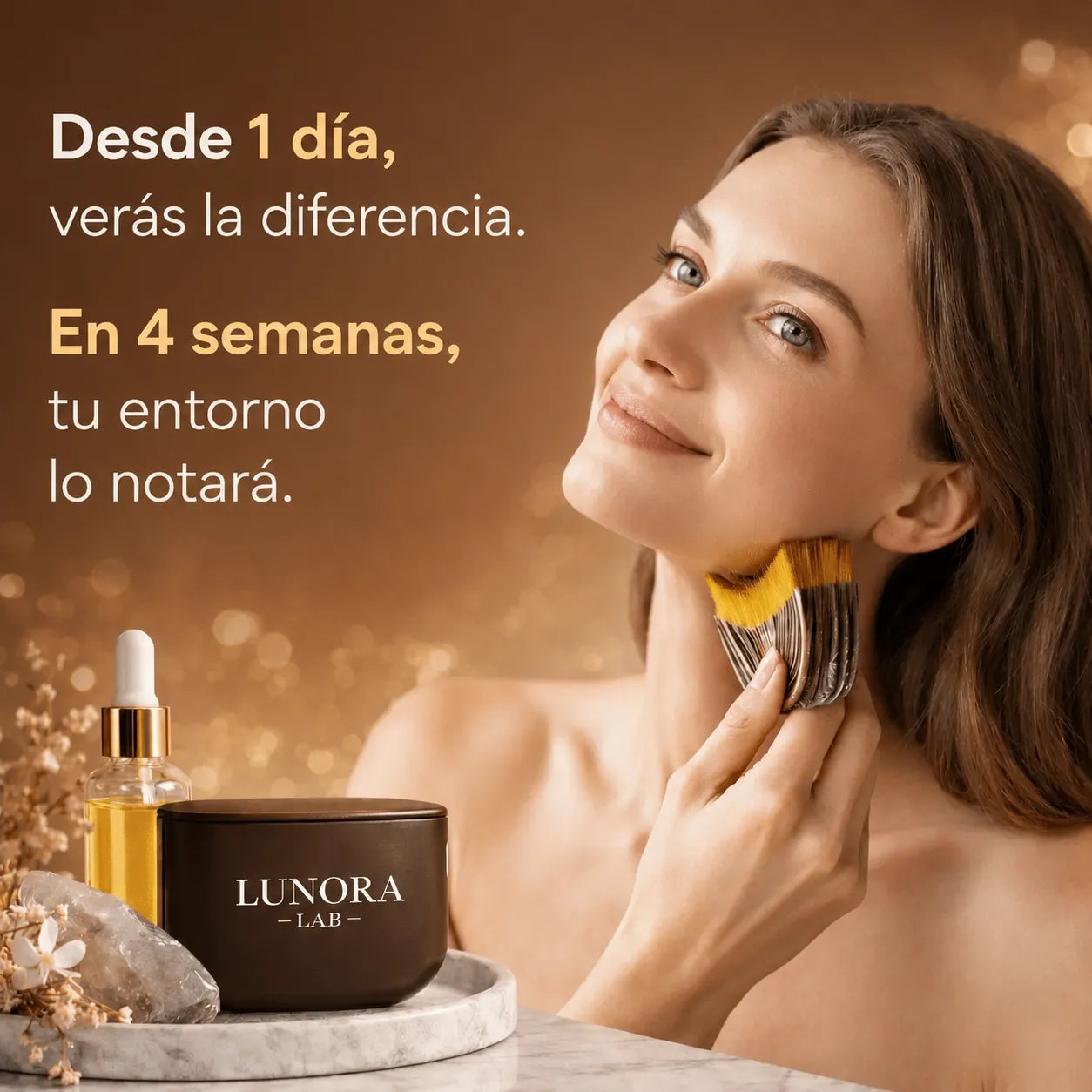 Lunora — Cepillo drenante facial