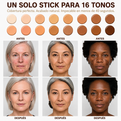 Stick de maquillaje que se adapta perfectamente a tu tono de piel.
