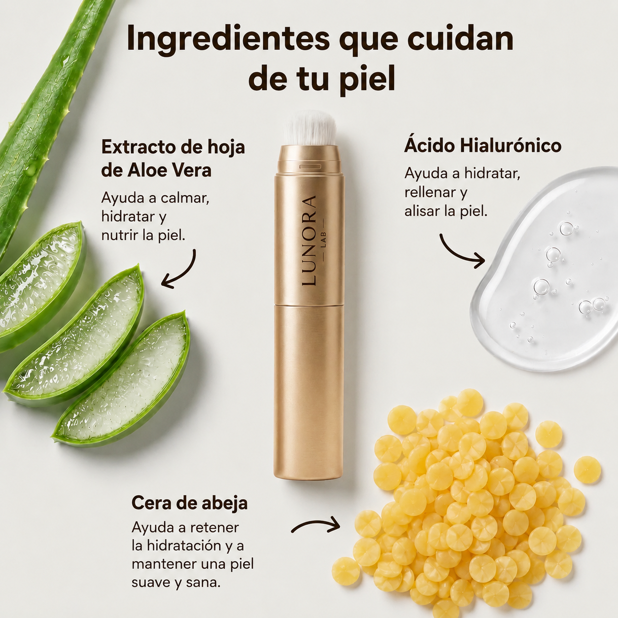Stick de maquillaje que se adapta perfectamente a tu tono de piel.